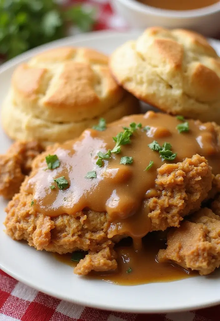 30 Creamed Chicken Over Biscuits Recipes That Feel Southern Classic - 7. Country Style Chicken and Biscuits