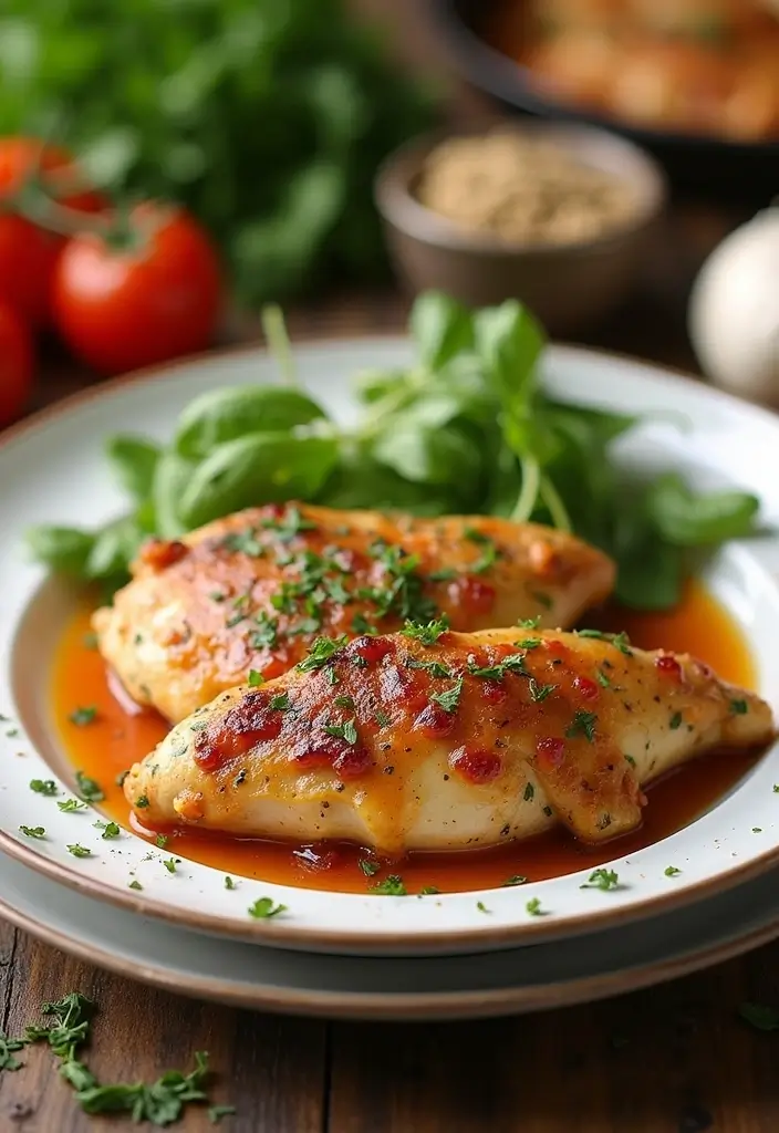 30 Creamy & Easy Tuscan Chicken Instant Pot Recipes - 10. Garlic Butter Tuscan Chicken