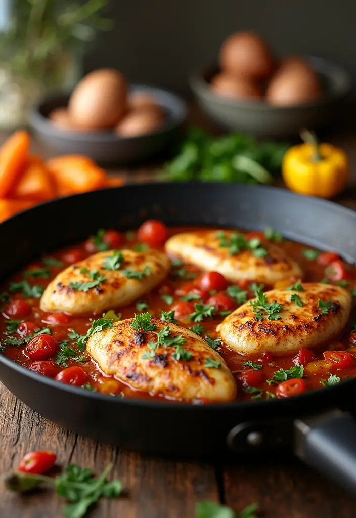 30 Creamy & Easy Tuscan Chicken Instant Pot Recipes - 16. Easy Skillet Tuscan Chicken