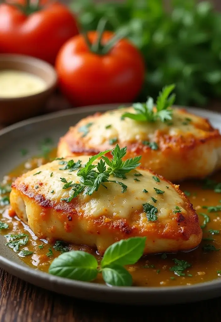 30 Creamy & Easy Tuscan Chicken Instant Pot Recipes - 27. Garlic Parmesan Tuscan Chicken