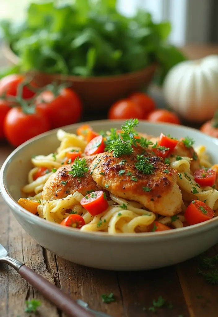 30 Creamy & Easy Tuscan Chicken Instant Pot Recipes - 30. Tuscan Chicken with Cabbage