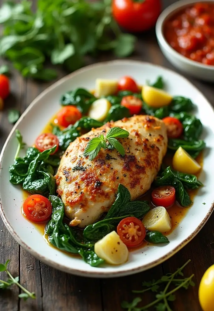 30 Creamy & Easy Tuscan Chicken Instant Pot Recipes - 5. Tuscan Chicken with Artichokes and Spinach