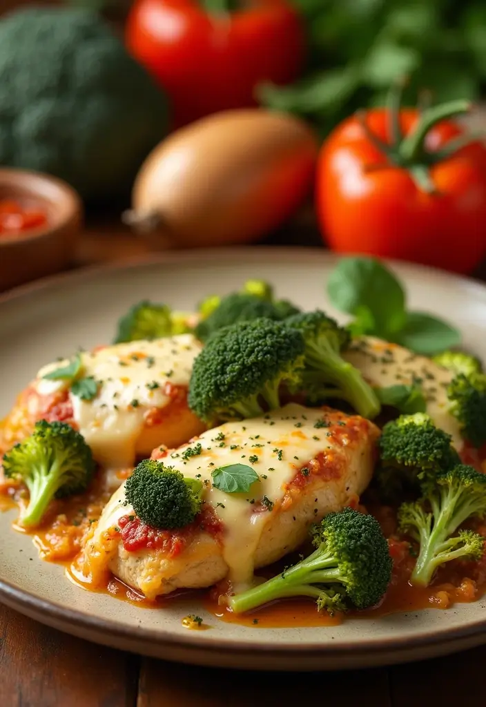 30 Creamy & Easy Tuscan Chicken Instant Pot Recipes - 7. Tuscan Chicken with Broccoli and Cheese