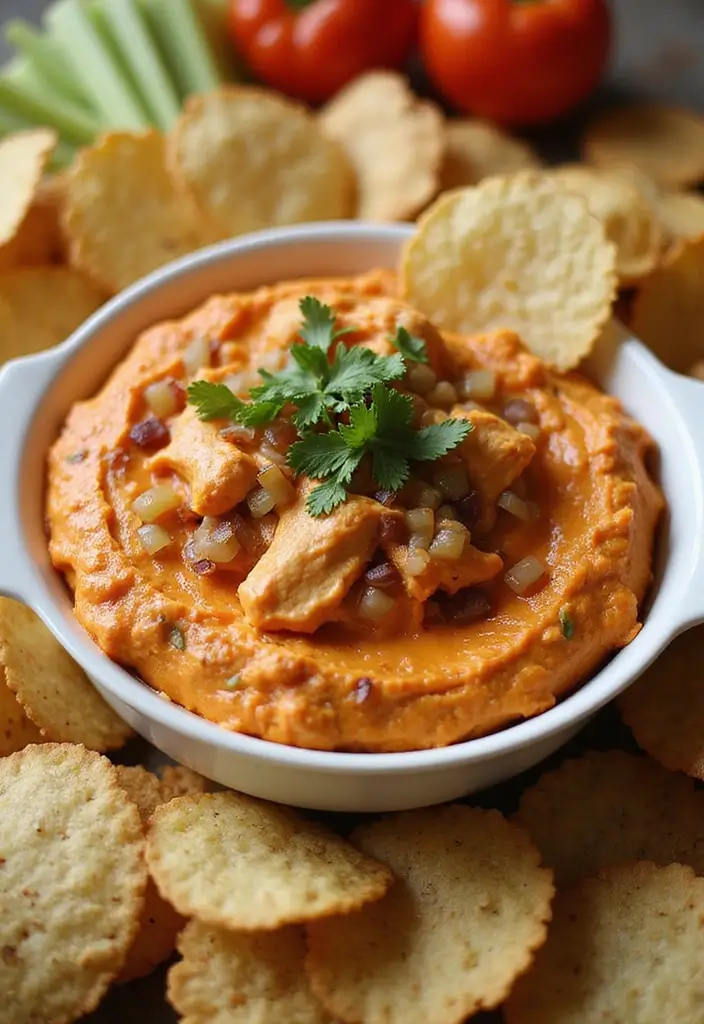 30 Gluten Free Buffalo Chicken Dip Recipes That Crowd Love 119 30 Gluten Free Buffalo Chicken Dip Recipes That Crowd Love - 18. Buffalo Chicken Dip with Caramelized Onions