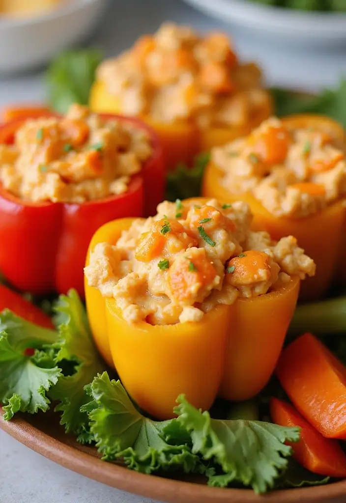 30 Gluten Free Buffalo Chicken Dip Recipes That Crowd Love 154 30 Gluten Free Buffalo Chicken Dip Recipes That Crowd Love - 23. Buffalo Chicken Dip Stuffed Peppers