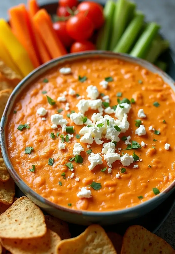 30 Gluten Free Buffalo Chicken Dip Recipes That Crowd Love 182 30 Gluten Free Buffalo Chicken Dip Recipes That Crowd Love - 27. Buffalo Chicken Dip with Feta Cheese