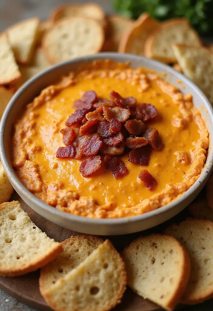 30 Gluten Free Buffalo Chicken Dip Recipes That Crowd Love 30 30 Gluten Free Buffalo Chicken Dip Recipes That Crowd Love - 5. Cheesy Buffalo Chicken Dip with Bacon