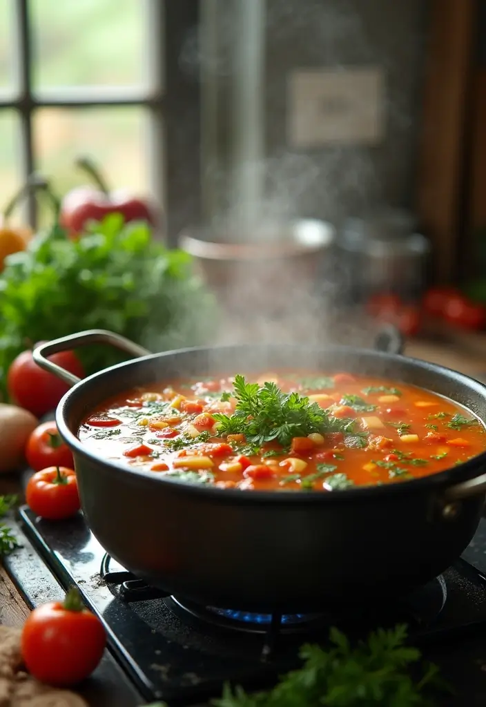 30 Ground Chicken Soup Recipes That Are Hearty & Nourishing 2 30 Ground Chicken Soup Recipes That Are Hearty & Nourishing - 1. Classic Ground Chicken Vegetable Soup