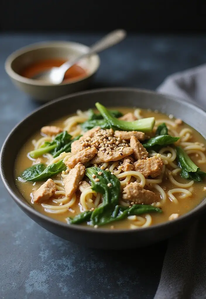 30 Ground Chicken Soup Recipes That Are Hearty & Nourishing 69 30 Ground Chicken Soup Recipes That Are Hearty & Nourishing - 12. Ground Chicken Asian Noodle Soup