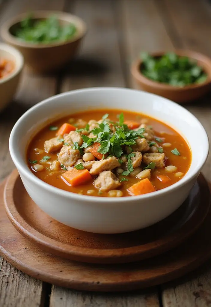 30 Ground Chicken Soup Recipes That Are Hearty & Nourishing 90 30 Ground Chicken Soup Recipes That Are Hearty & Nourishing - 15. Ground Chicken and Bean Soup