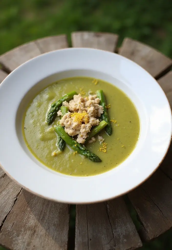 30 Ground Chicken Soup Recipes That Are Hearty & Nourishing 132 30 Ground Chicken Soup Recipes That Are Hearty & Nourishing - 21. Ground Chicken and Asparagus Soup