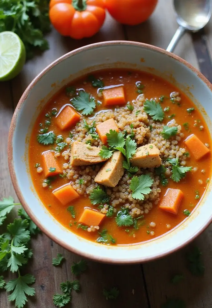 30 Ground Chicken Soup Recipes That Are Hearty & Nourishing 26 30 Ground Chicken Soup Recipes That Are Hearty & Nourishing - 5. Ground Chicken and Quinoa Soup