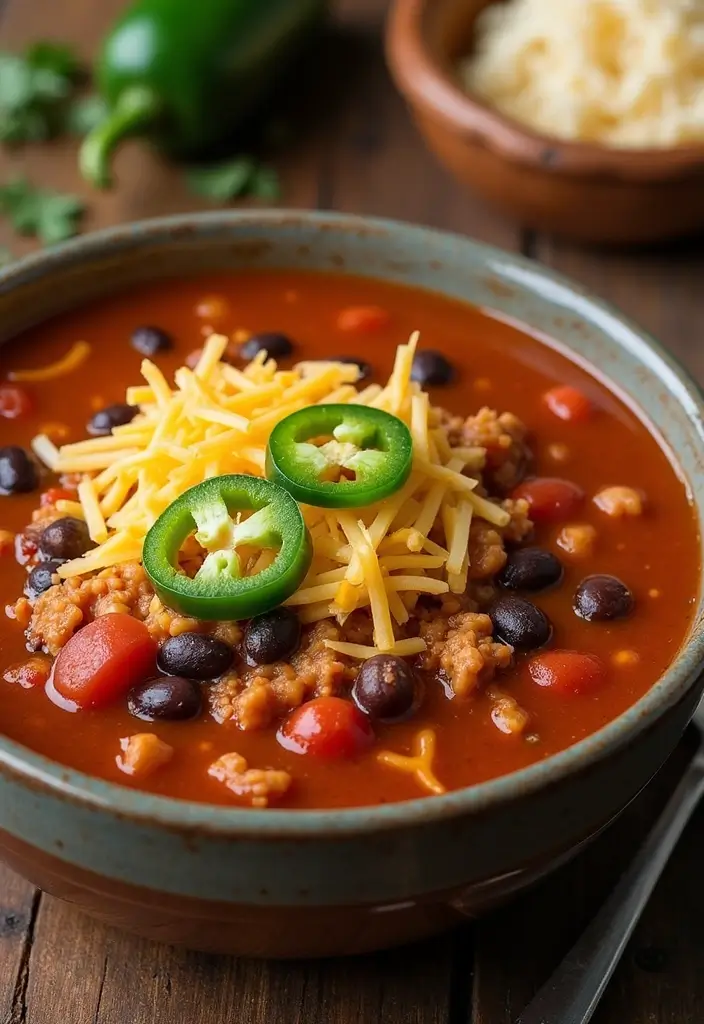 30 Ground Chicken Soup Recipes That Are Hearty & Nourishing 45 30 Ground Chicken Soup Recipes That Are Hearty & Nourishing - 8. Ground Chicken Chili Soup