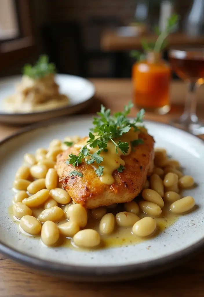 30 Honey Mustard Chicken Crockpot Recipes That Are Sweet & Savory - 22. Honey Mustard Chicken with Lima Beans