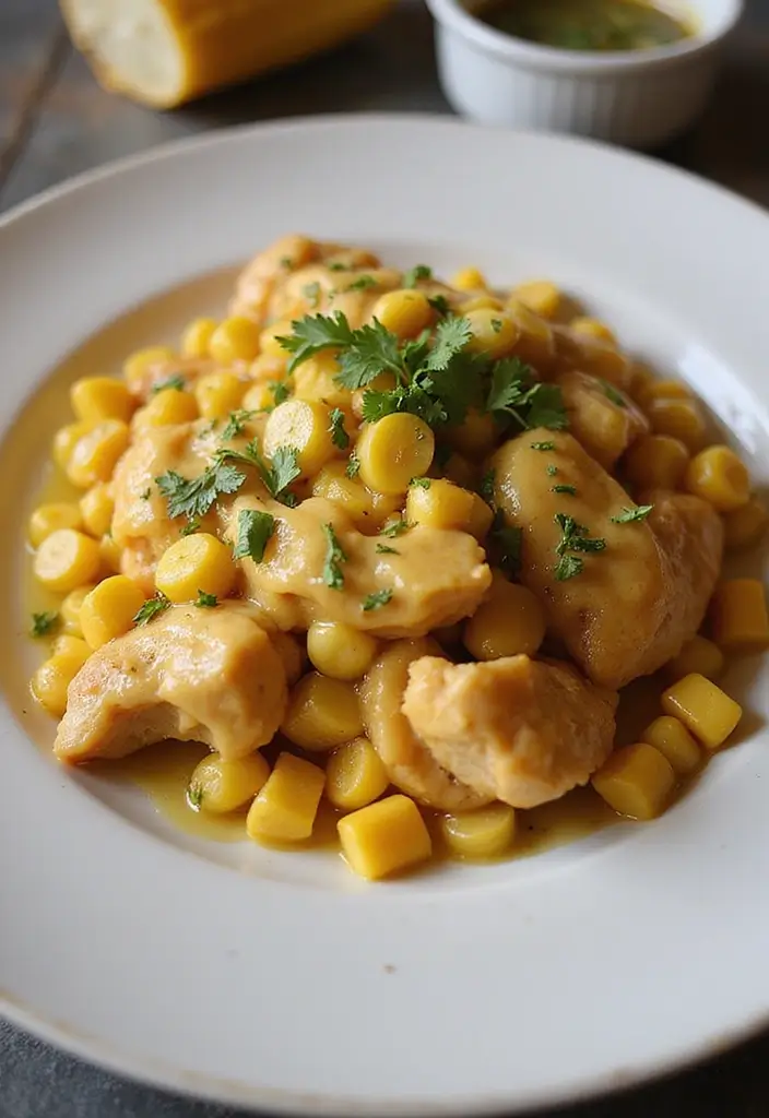 30 Honey Mustard Chicken Crockpot Recipes That Are Sweet & Savory - 30. Honey Mustard Chicken with Corn