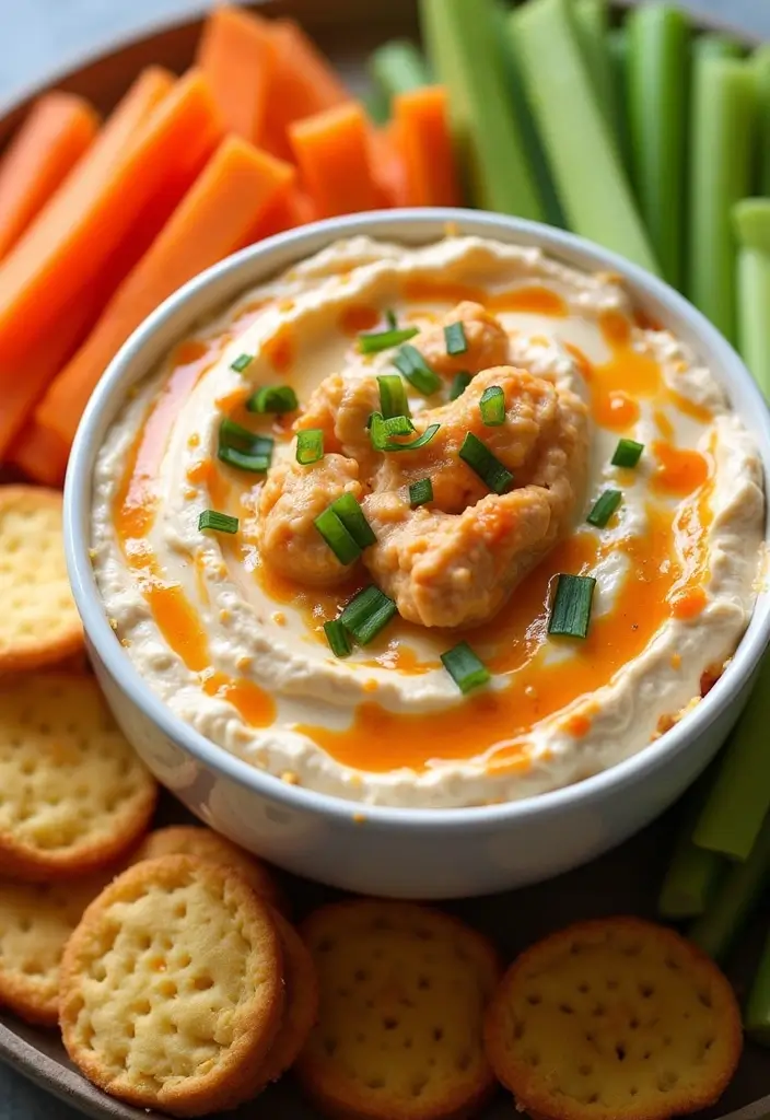30 Low Carb Buffalo Chicken Dip Recipes That Are Keto & Delicious - 13. Buffalo Chicken Dip with Coconut Cream