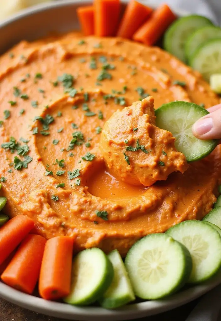 30 Low Carb Buffalo Chicken Dip Recipes That Are Keto & Delicious - 23. Buffalo Chicken Dip with Sriracha