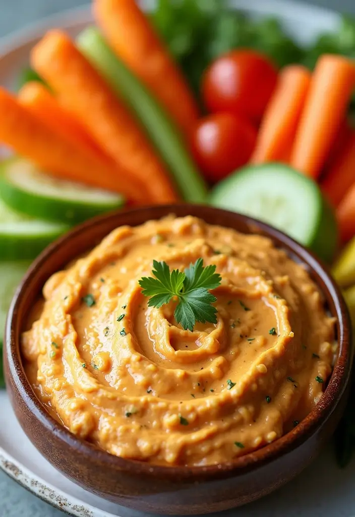 30 Low Carb Buffalo Chicken Dip Recipes That Are Keto & Delicious - 24. Buffalo Chicken Dip with Peanut Butter