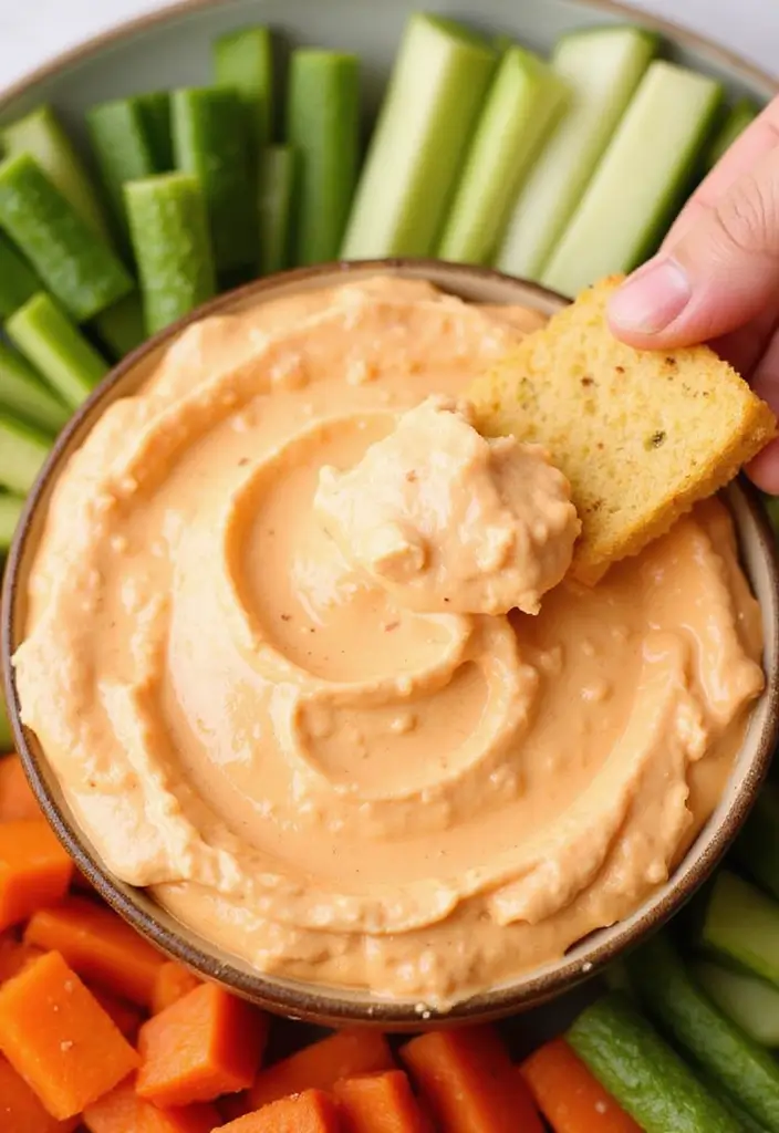 30 Low Carb Buffalo Chicken Dip Recipes That Are Keto & Delicious - 26. Buffalo Chicken Dip with Cream Cheese and Ranch