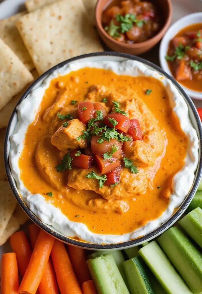 30 Low Carb Buffalo Chicken Dip Recipes That Are Keto & Delicious - 27. Buffalo Chicken Dip with Greek Yogurt and Salsa