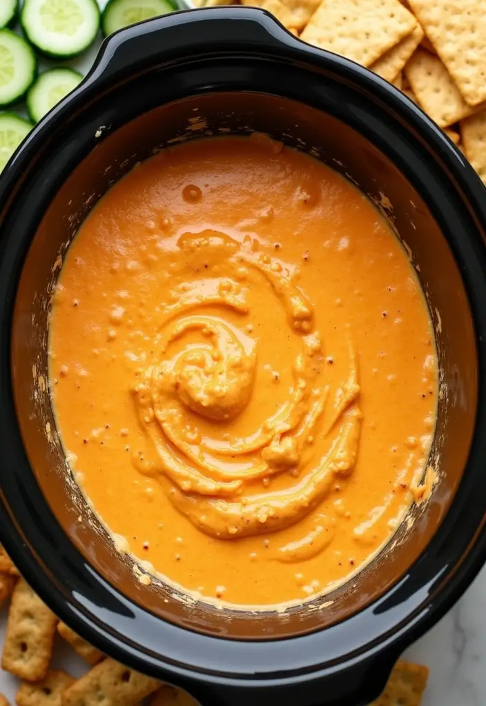 30 Low Carb Buffalo Chicken Dip Recipes That Are Keto & Delicious - 6. Slow Cooker Buffalo Chicken Dip