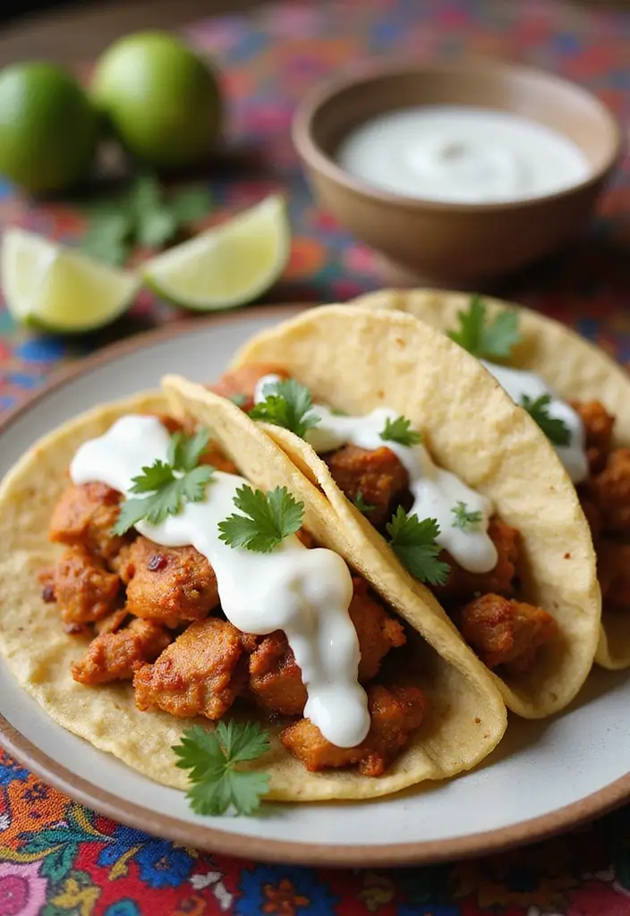 30 Rotisserie Chicken Tacos Recipes That Are Fresh & Zesty - 12. Moroccan Spiced Chicken Tacos
