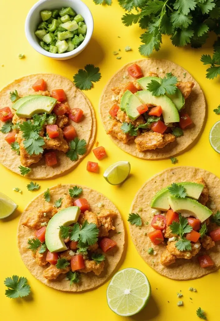 30 Rotisserie Chicken Tacos Recipes That Are Fresh & Zesty - 13. Cilantro Lime Chicken Tacos