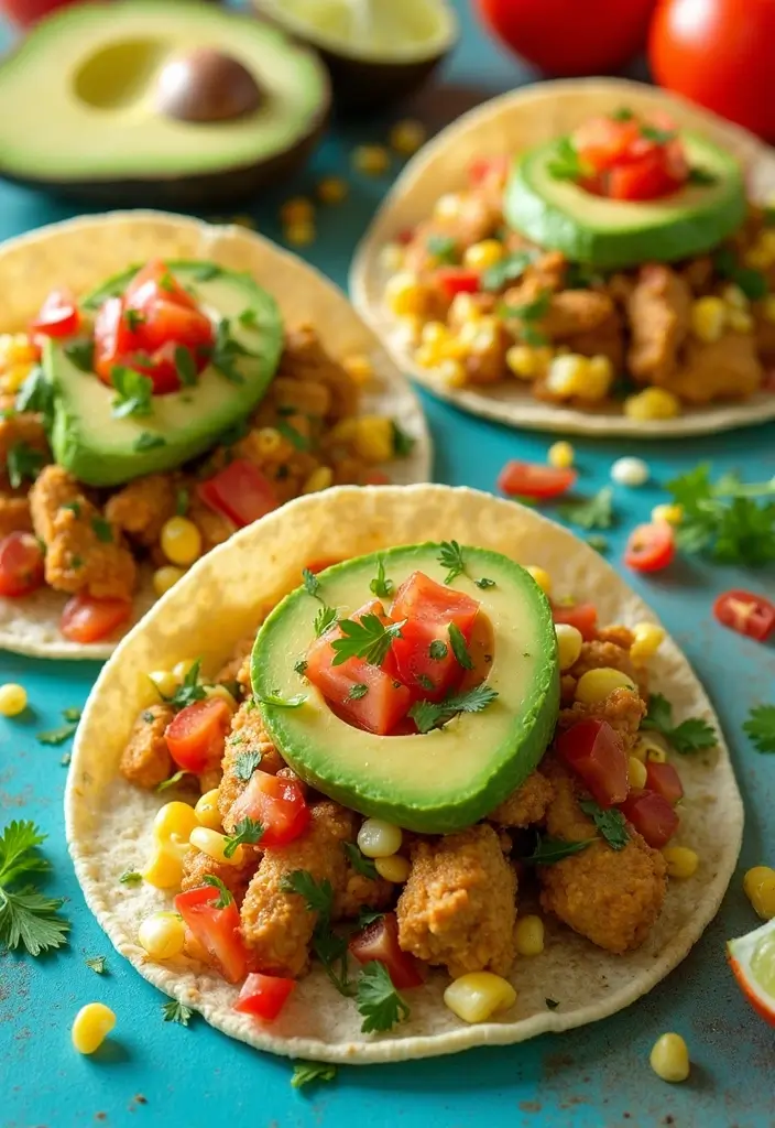 30 Rotisserie Chicken Tacos Recipes That Are Fresh & Zesty - 17. Cilantro Lime Chicken and Corn Tacos