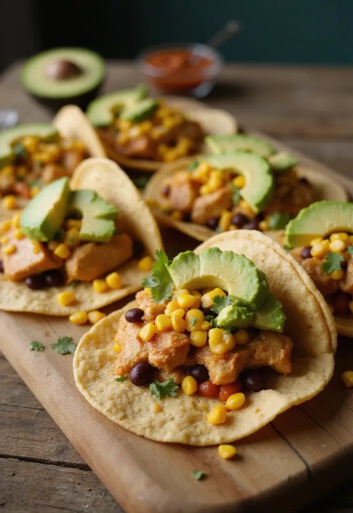 30 Rotisserie Chicken Tacos Recipes That Are Fresh & Zesty - 29. Chicken and Bean Tacos