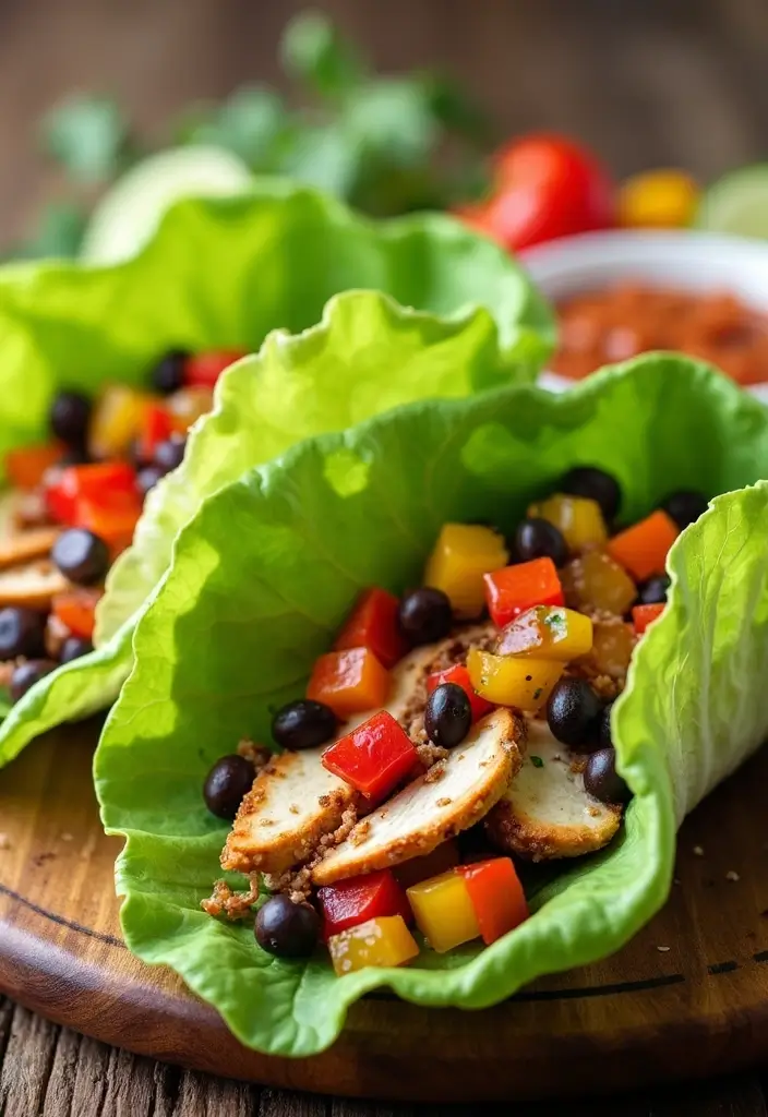 30 Rotisserie Chicken Tacos Recipes That Are Fresh & Zesty - 4. Taco Salad Wraps