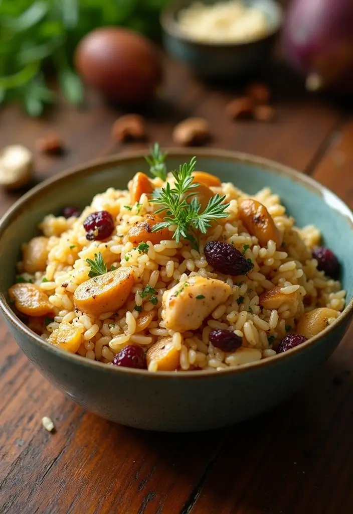 30 Rotisserie Chicken and Rice Recipes That Are Fast & Filling - 19. Chicken and Rice Pilaf
