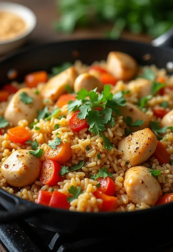 30 Rotisserie Chicken and Rice Recipes That Are Fast & Filling - 26. Chicken and Rice Stir-Fry with Veggies