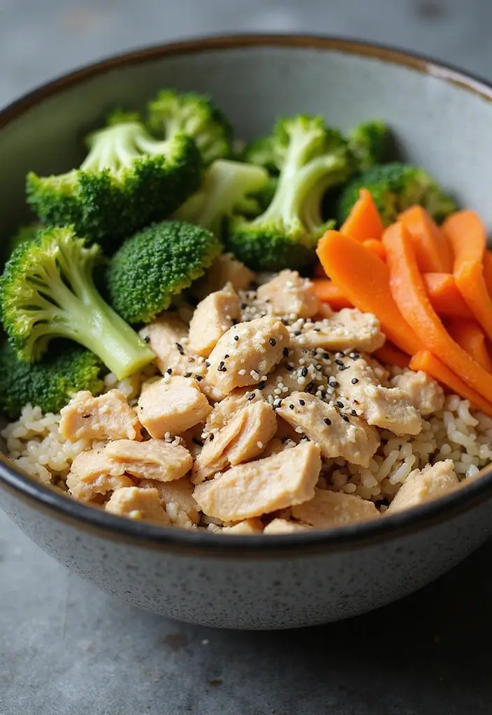 30 Rotisserie Chicken and Rice Recipes That Are Fast & Filling - 7. Asian-Inspired Chicken and Rice Bowl