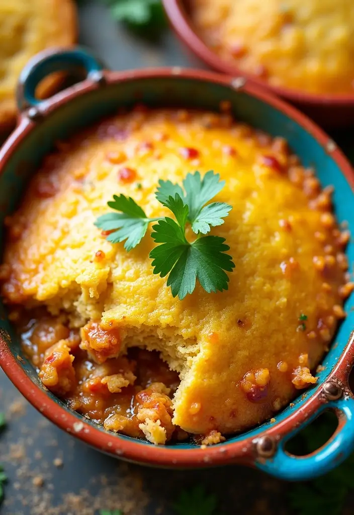 30 Salsa Verde Chicken Casserole Recipes That Are Creamy & Spicy 63 30 Salsa Verde Chicken Casserole Recipes That Are Creamy & Spicy - 10. Salsa Verde Chicken Casserole with Cornbread Topping