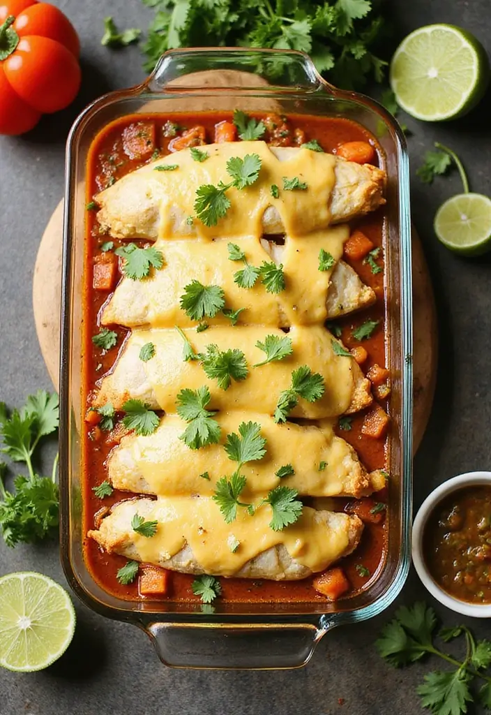 30 Salsa Verde Chicken Casserole Recipes That Are Creamy & Spicy 77 30 Salsa Verde Chicken Casserole Recipes That Are Creamy & Spicy - 12. Mahi Mahi Salsa Verde Casserole