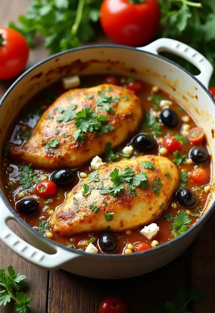 30 Salsa Verde Chicken Casserole Recipes That Are Creamy & Spicy 98 30 Salsa Verde Chicken Casserole Recipes That Are Creamy & Spicy - 15. Salsa Verde Chicken Casserole with Feta and Olives