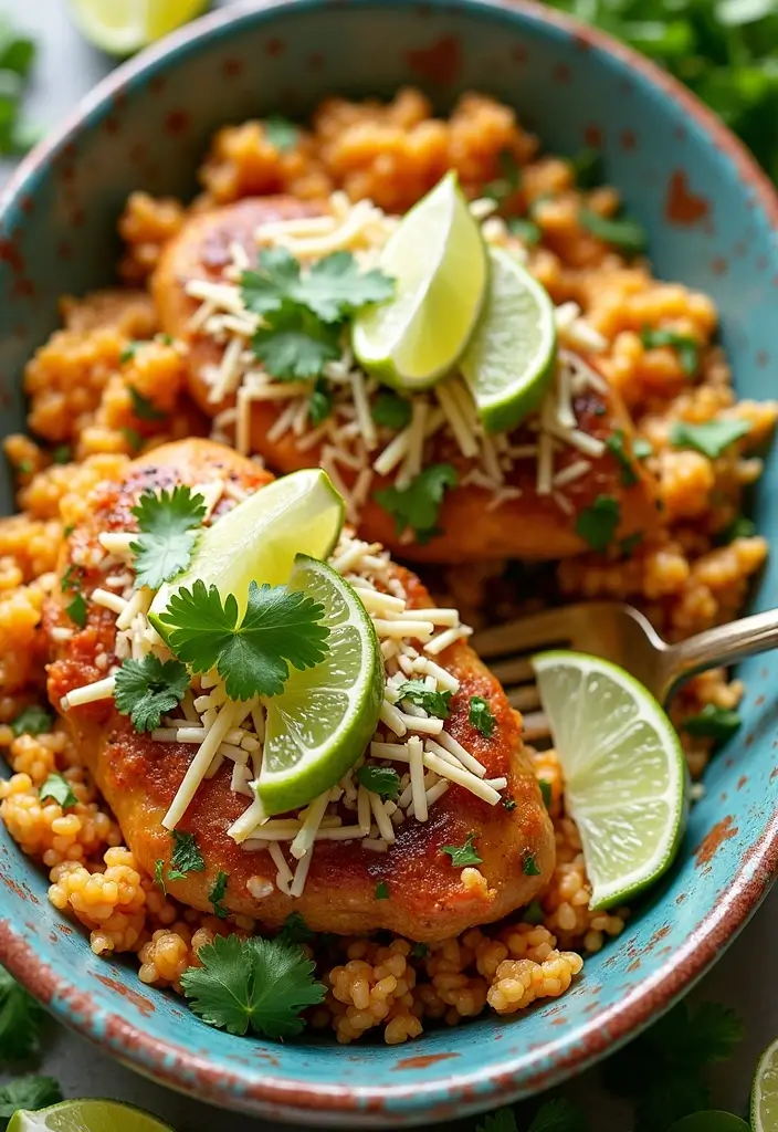 30 Salsa Verde Chicken Casserole Recipes That Are Creamy & Spicy 117 30 Salsa Verde Chicken Casserole Recipes That Are Creamy & Spicy - 18. Salsa Verde Chicken Casserole with Cilantro Lime Rice