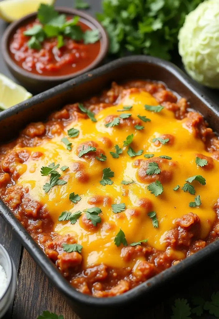 30 Salsa Verde Chicken Casserole Recipes That Are Creamy & Spicy 129 30 Salsa Verde Chicken Casserole Recipes That Are Creamy & Spicy - 20. Salsa Verde Chicken Casserole with Cabbage