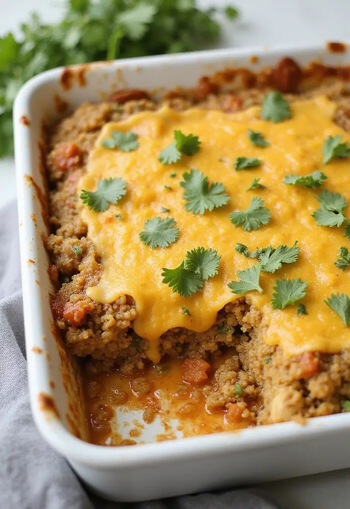 30 Salsa Verde Chicken Casserole Recipes That Are Creamy & Spicy 16 30 Salsa Verde Chicken Casserole Recipes That Are Creamy & Spicy - 3. Creamy Salsa Verde Quinoa Chicken Casserole